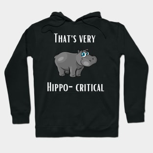 Animal Hippo Pun Hoodie